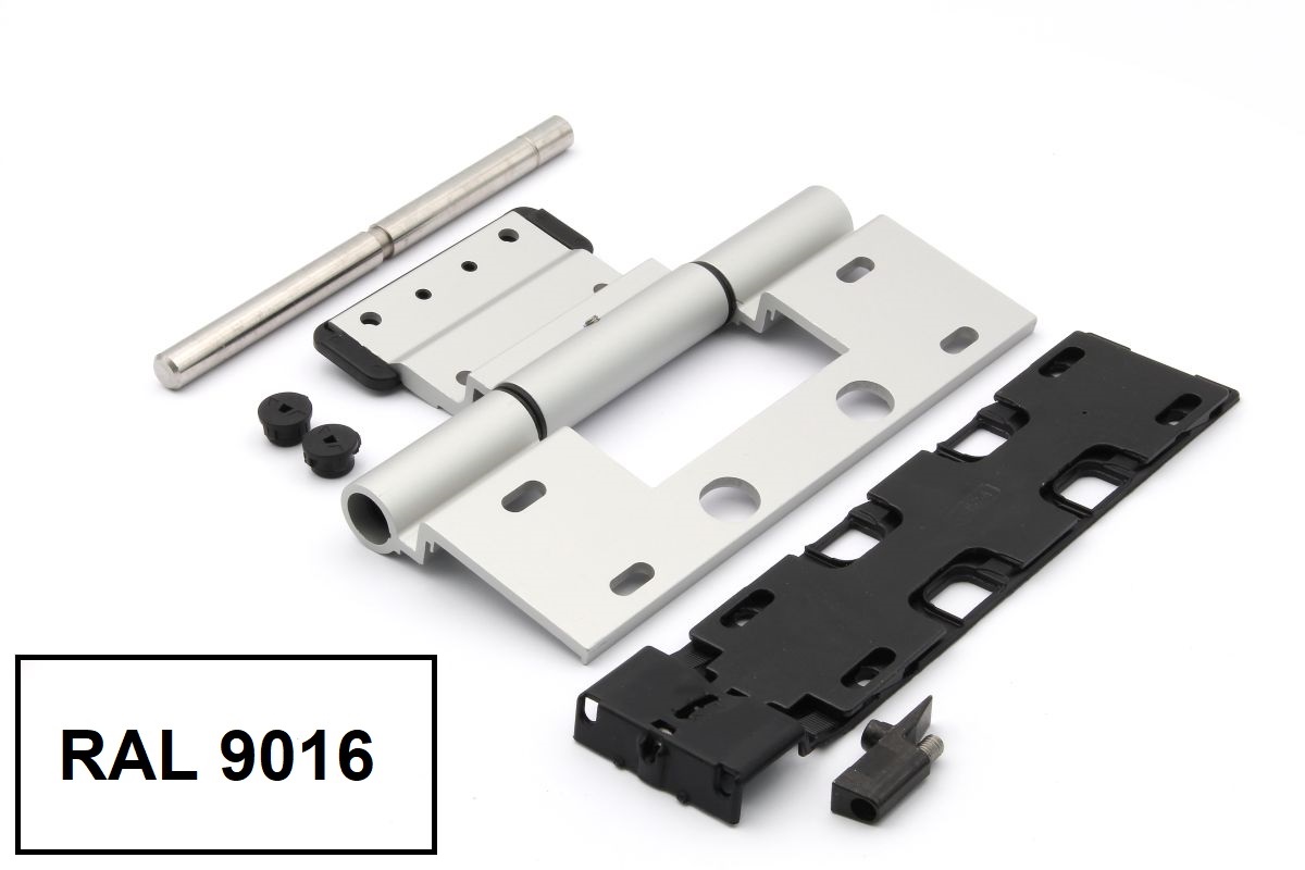 Schüco 239605 Rollentürband, weiß, 75 mm, nach außen öffnende Tür