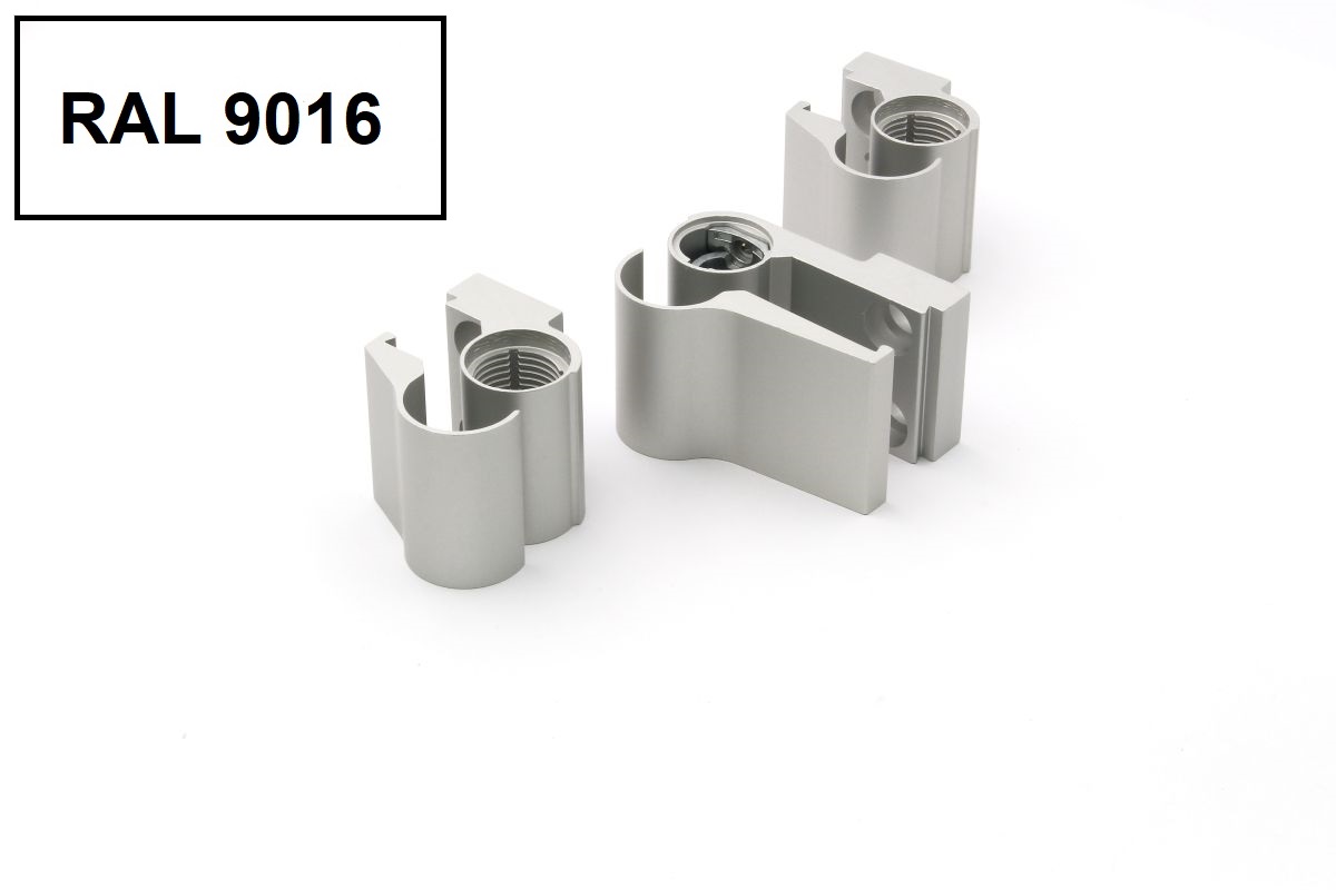 Schüco 279543 Aufsatztürband, weiß, 22 mm, nach innen oder außen öffnende Tür (Vorgängerartikel 239873)