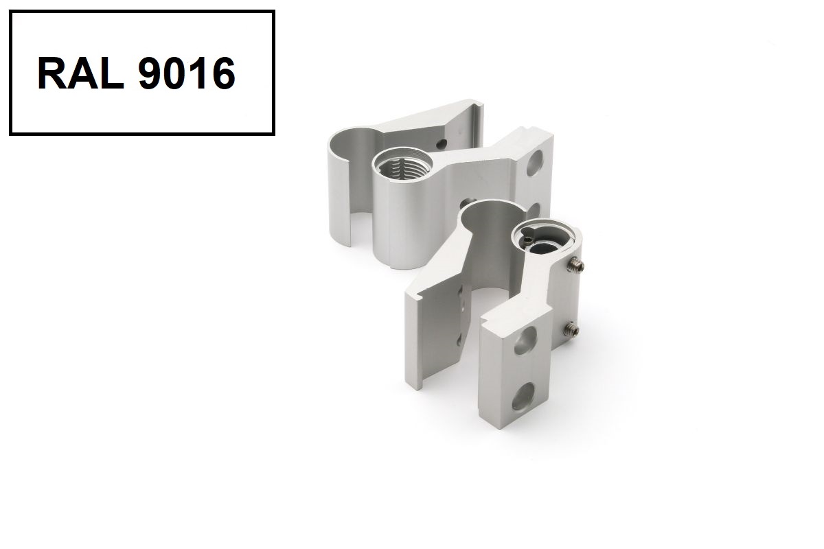 Schüco 279558 Aufsatztürband, weiß, 36 mm, nach innen oder außen öffnende Tür (Vorgängerartikel 239888)