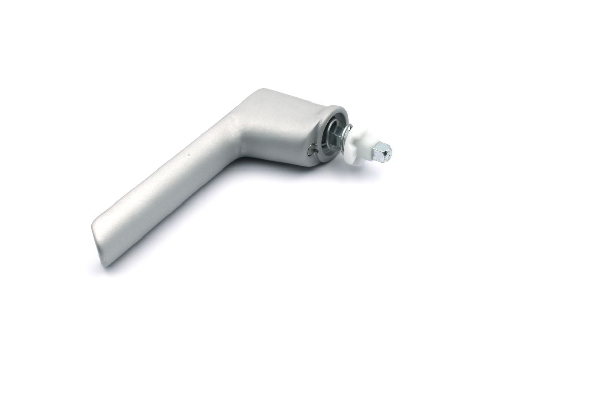 Schüco 247033 / 247041 abschließbarer RC-Fenstergriff Aluminium, C0 silber (Vorgängerartikel 234014)