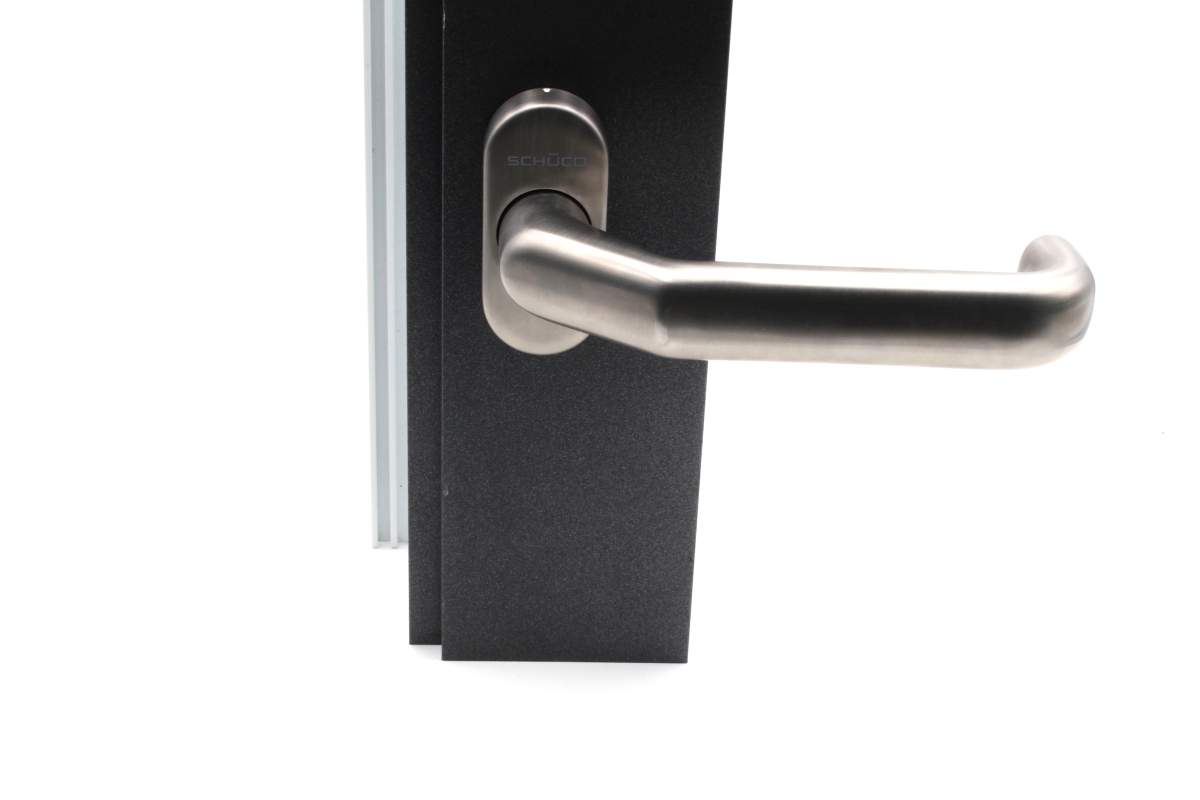 Schüco 210723 Türdrücker Halbgarnitur, INOX