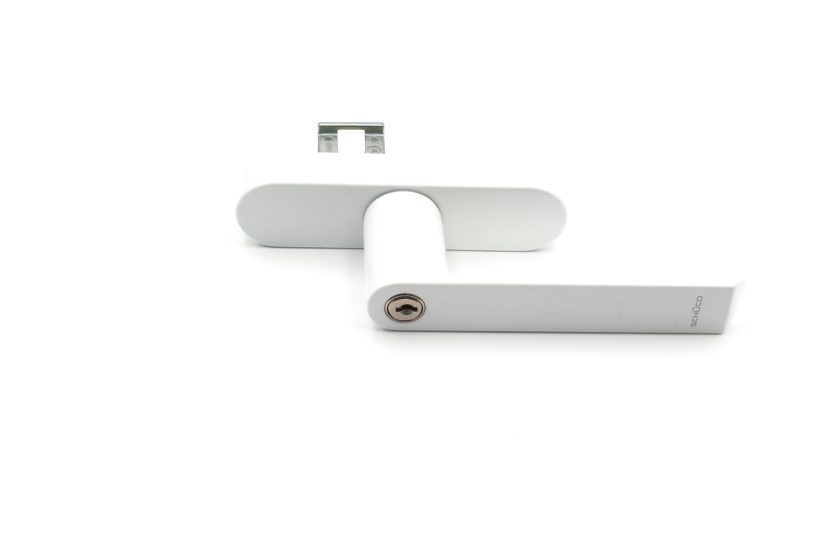 Schüco 269516 abschließbarer Fenstergriff Drehgetriebe Aluminium, RAL 9016 weiß (Vorgängerartikel 247516 + 214792) Schüco 269516 abschließbarer Fenstergriff Drehgetriebe Aluminium, RAL 9016 weiß (Vorgängerartikel 247516 + 214792)