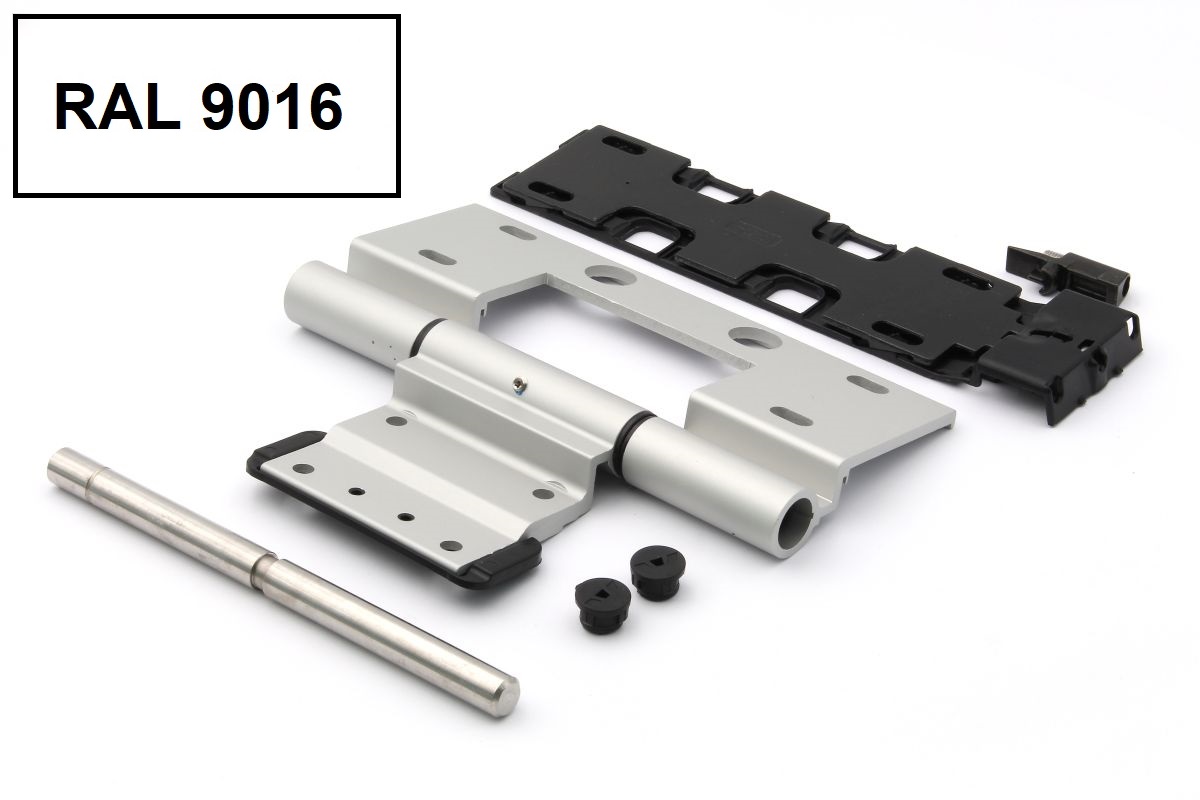 Schueco-Rollentuerband-239605-04ugbgYdgVm3h3Z Schüco 239605 Rollentürband, weiß, 75 mm, nach außen öffnende Tür
