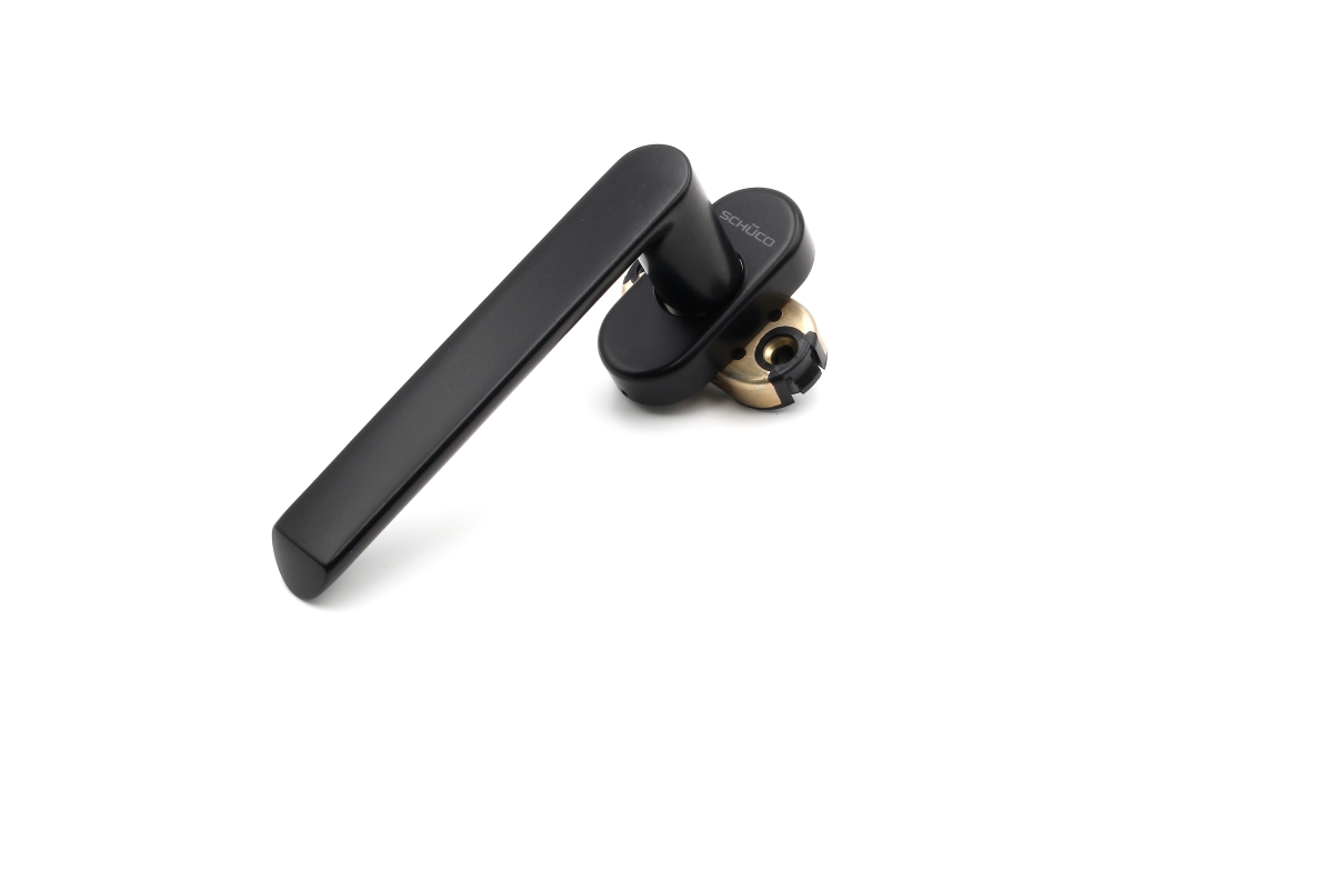 Schüco 240153 Türdrücker Halbgarnitur, RAL 9005 schwarz (Vorgängerartikel 234379) Schüco 240153 Türdrücker Halbgarnitur, RAL 9005 schwarz (Vorgängerartikel 234379)