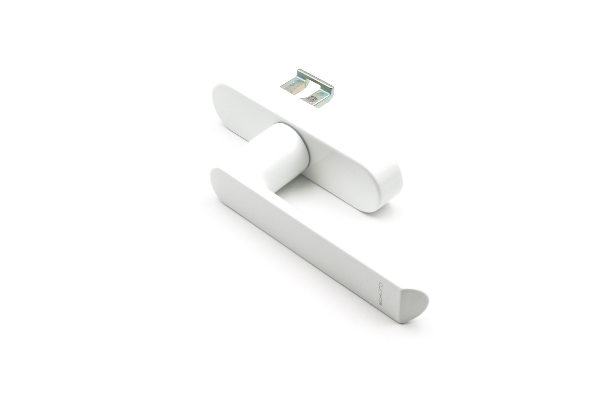 Schüco 269512 Fenstergriff Drehgetriebe Aluminium, RAL 9016 weiß (Vorgängerartikel  247512 + 214788) Schüco 269512 Fenstergriff Drehgetriebe Aluminium, RAL 9016 weiß (Vorgängerartikel  247512 + 214788)