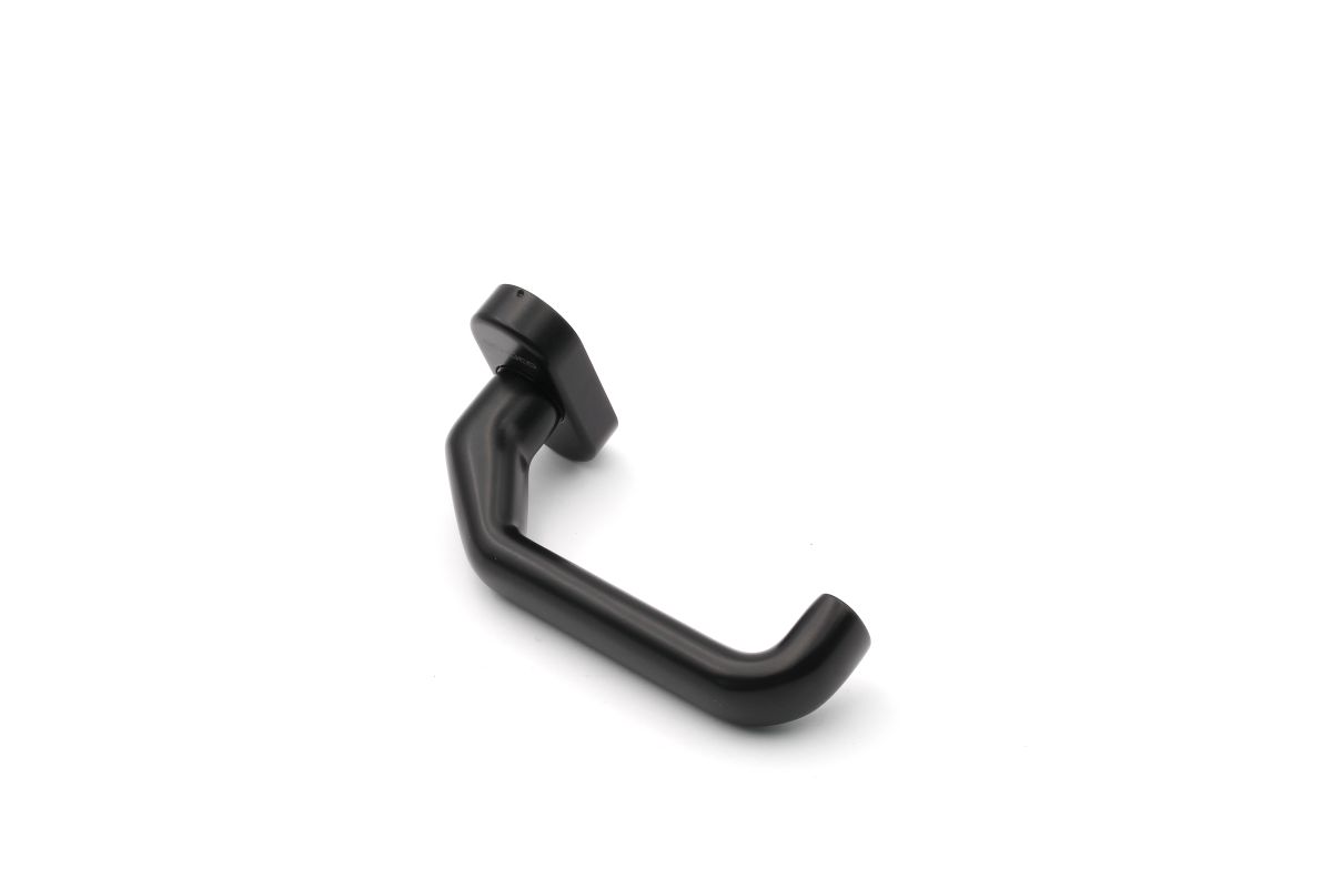 Schueco-T-rdr-cker-schwarz-210752-01-04 Schüco 210752 Türdrücker Halbgarnitur, RAL 9005 schwarz