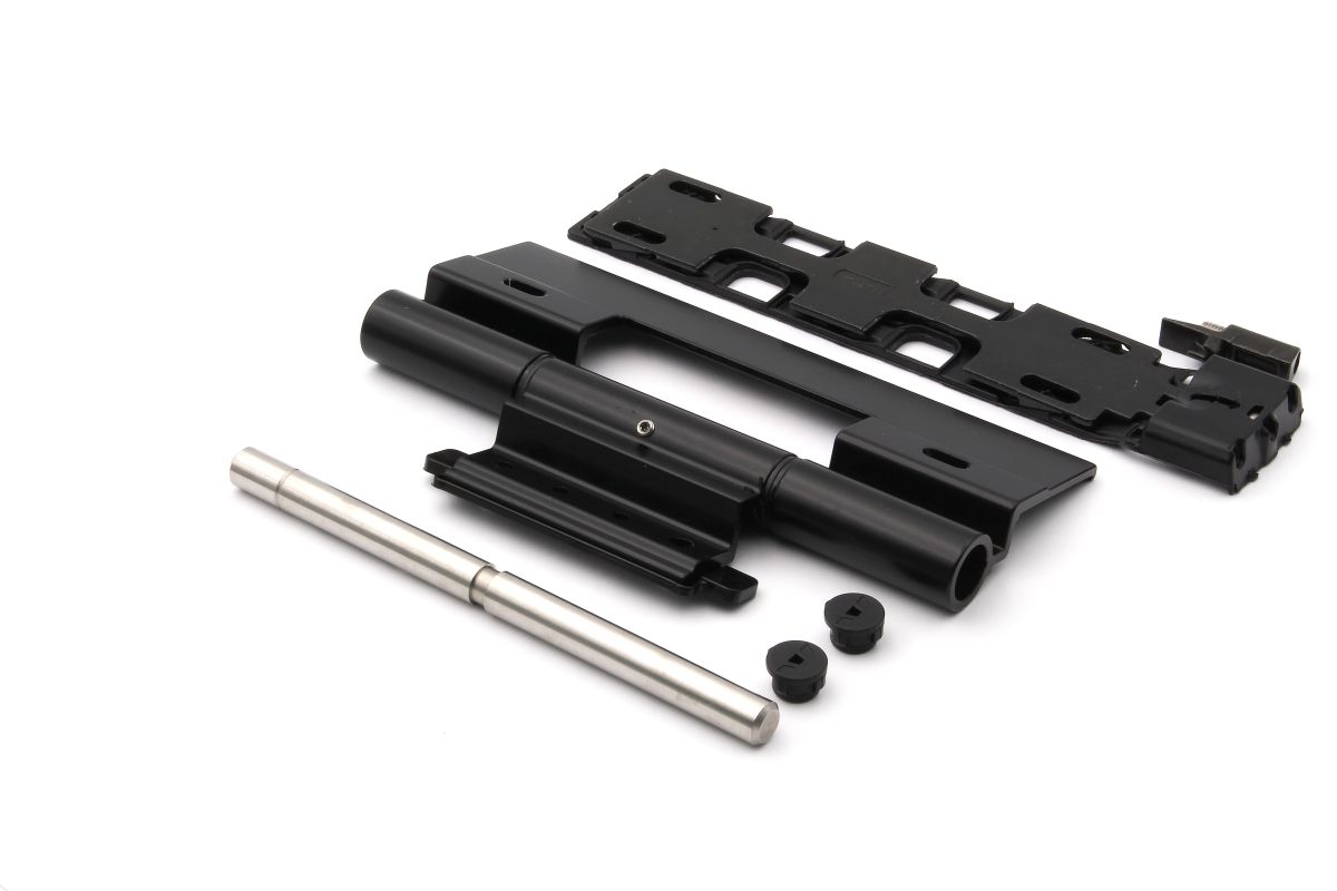 Schueco-Rollentuerband-239585-04 Schüco 239585 Rollentürband, RAL 9005 schwarz, nach innen öffnende Tür