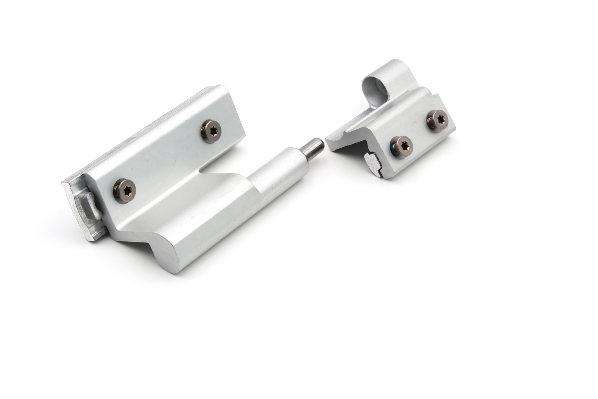 Schüco 276060 Ecklager 90 kg Royal / Iskotherm, DIN rechts, C0 silber (Vorgängerartikel 213708 + 213818)