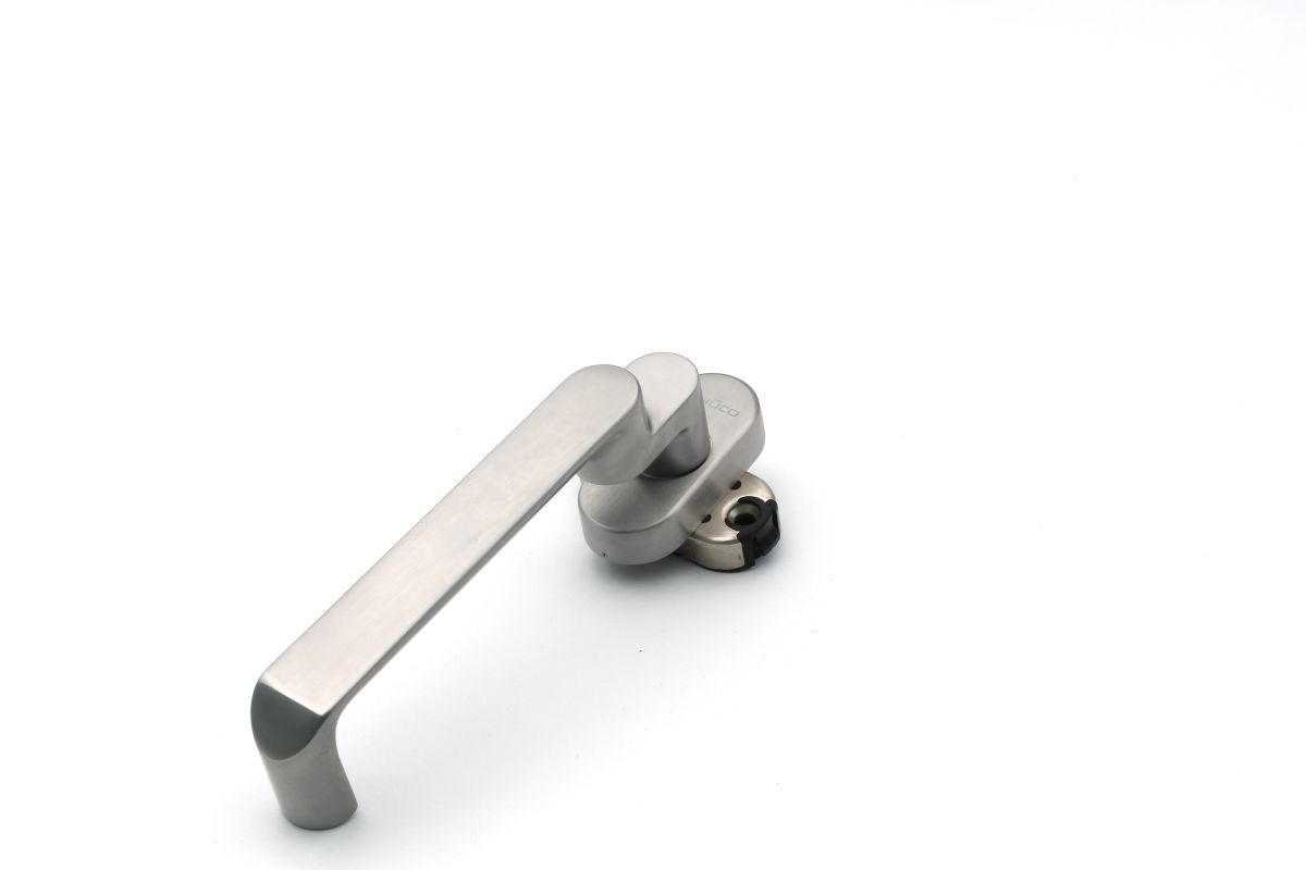 Schueco-T-rdr-cker-silber-240191-01-03 Schüco 240191 Türdrücker Halbgarnitur, Edelstahl